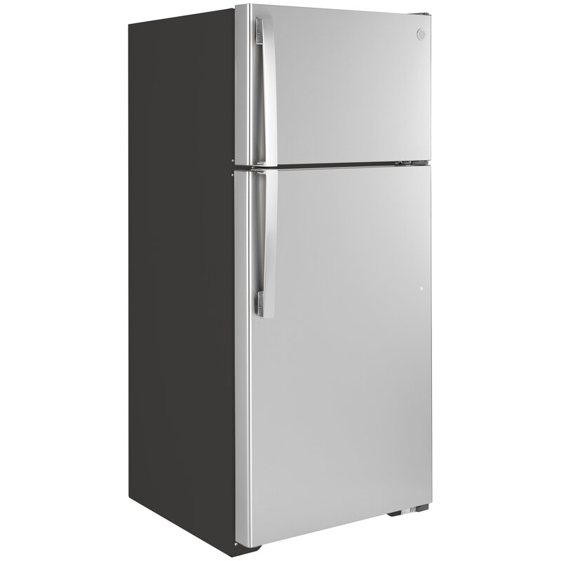 GE Appliances 28" Top Freezer 16.6 cu. ft. Refrigerator with Sliding